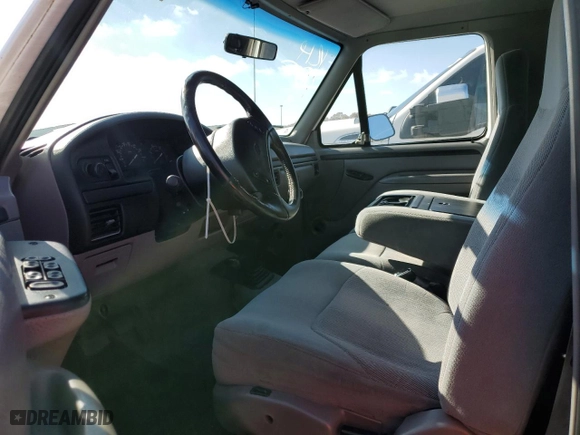 1997 Ford F-250 HD Crew Cab with VIN 1FTHW26F3VEC76935, listed as a Copart auction lot 59818704 with NaN miles and Salvage Title. Bid and sale history available at carsss.com. Image 7.