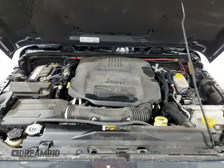 2018 Jeep Wrangler JK Unlimited Sahara with VIN 1C4HJWEG2JL835901, listed as a Copart auction lot 74591474 with 20,389 mi miles and Salvage Title. Bid and sale history available at carsss.com. Image 13.