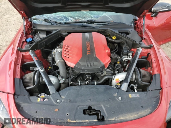 2020 Kia Stinger GT with VIN KNAE35LC4L6079560, listed as a Copart auction lot 72028704 with 50,434 mi miles and Salvage Title. Bid and sale history available at DreamBid. Image 12.