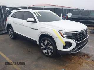 2024 Volkswagen Atlas SE z VIN 1V2JE2CA9RC238428, wystawiony jako IAAI lot #41340830 z przebiegiem 6 992 mil mil oraz . Historia ofert i sprzedaży dostępna na DreamBid. Obrazek 1.