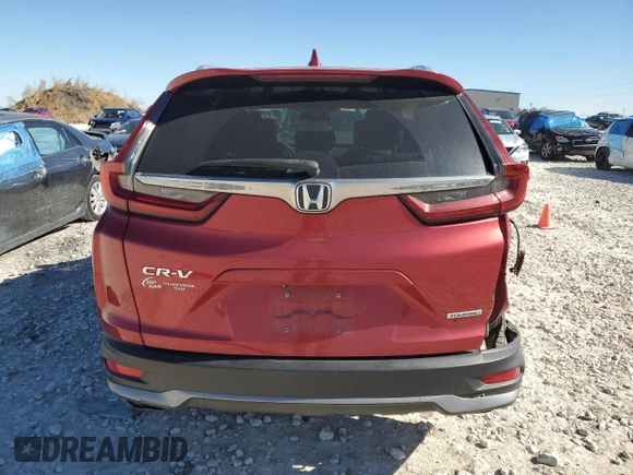 2020 Honda CR-V Touring with VIN 2HKRW1H96LH410565, listed as a Copart auction lot 81714844 with 58,859 mi miles and Salvage Title. Bid and sale history available at carsss.com. Image 6.