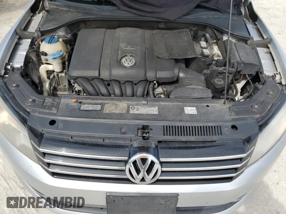 2012 Volkswagen Passat S with VIN 1VWAP7A37CC033613, listed as a Copart auction lot 63634505 with 398,735 mi miles and Salvage title. Bid and sale history available at DreamBid. Image 11.