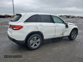 2019 Mercedes-Benz GLC 300 with VIN WDC0G4JB7KV145040, listed as a Copart auction lot 51898355 with 46,057 mi miles and Salvage title. Bid and sale history available at DreamBid. Image 3.