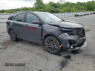 2023 Chevrolet Equinox RS z VIN 3GNAXWEG8PS163126, wystawiony jako Copart lot #57618055 z przebiegiem 45 033 mil mil oraz Szkoda całkowita • Salvage title. Historia ofert i sprzedaży dostępna na DreamBid. Obrazek 4.