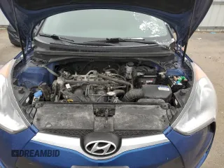 2016 Hyundai Veloster z VIN KMHTC6AD6GU304196, wystawiony jako Copart lot #43694185 z przebiegiem 63 516 mil mil oraz Szkoda całkowita • Salvage title. Historia ofert i sprzedaży dostępna na DreamBid. Obrazek 11.