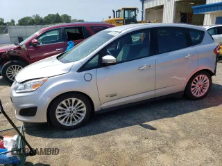 2017 Ford C-Max Energi SE with VIN 1FADP5EU5HL107695, listed as a Copart auction lot 58818563 with 39,163 mi miles. Bid and sale history available at carsss.com. Image 1.