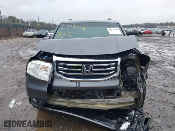 2015 Honda Pilot EX-L with VIN 5FNYF4H51FB064583, listed as a IAAI auction lot 41977746 with 120,398 mi miles and . Bid and sale history available at carsss.com. Image 12.