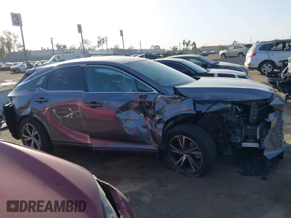 2023 Lexus RX 350 with VIN 2T2BAMBAXPC001221, listed as a IAAI auction lot 41266016 with 18,978 mi miles and . Bid and sale history available at DreamBid. Image 13.