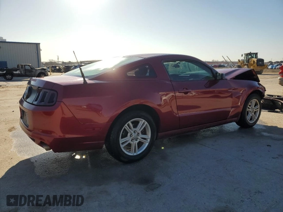 2014 Ford Mustang V6 with VIN 1ZVBP8AM0E5204583, listed as a Copart auction lot 48427935 with 114,307 mi miles and Salvage Title. Bid and sale history available at carsss.com. Image 3.