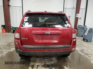 2014 Jeep Compass Latitude with VIN 1C4NJDEB0ED641850, listed as a Copart auction lot 47663165 with 158,730 mi miles and Salvage Title. Bid and sale history available at carsss.com. Image 6.