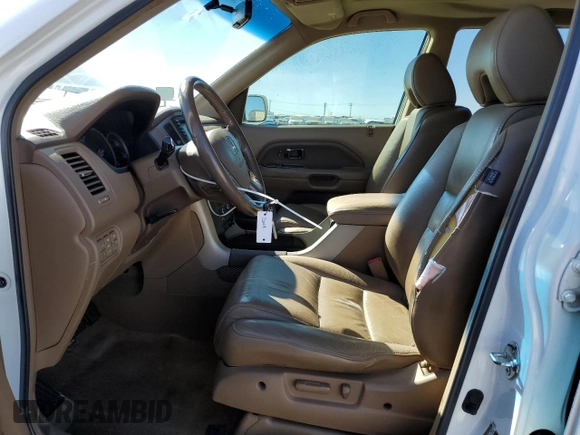 2007 Honda Pilot EX-L with VIN 5FNYF28777B022958, listed as a Copart auction lot 46793575 with 96,016 mi miles and Salvage Title. Bid and sale history available at DreamBid. Image 7.
