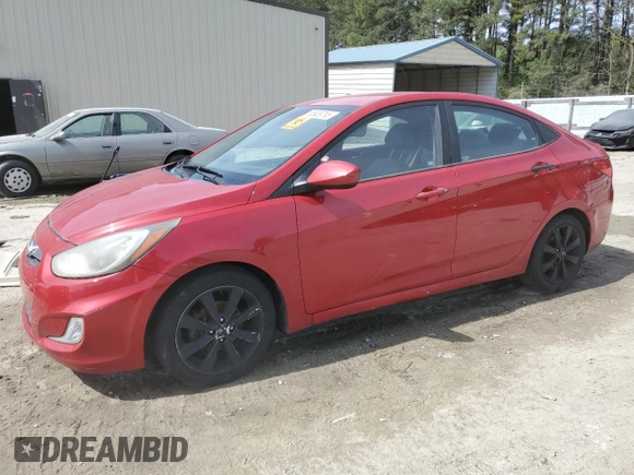 2013 Hyundai Accent GLS z VIN KMHCU4AE2DU461620, wystawiony jako Copart lot #53939795 z przebiegiem 206 137 mil mil oraz Szkoda całkowita • Salvage title. Historia ofert i sprzedaży dostępna na DreamBid. Obrazek 1.