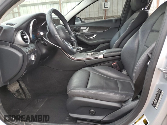 2020 Mercedes-Benz C 300 with VIN W1KWF8DB1LR571778, listed as a Copart auction lot 44039825 with 34,238 mi miles and Salvage Title. Bid and sale history available at DreamBid. Image 7.