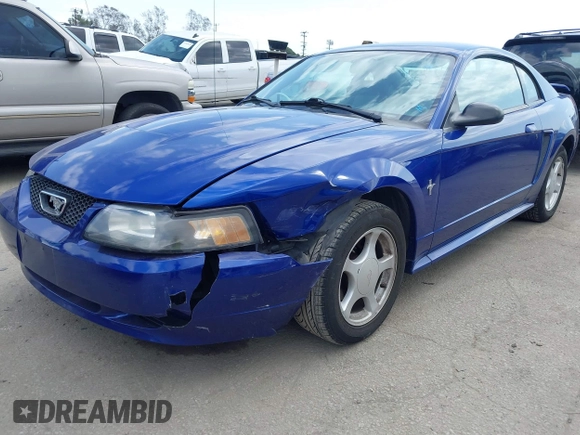 2003 Ford Mustang Standard with VIN 1FAFP40483F339824, listed as a IAAI auction lot 41824009 with 607,400 mi miles. Bid and sale history available at carsss.com. Image 2.