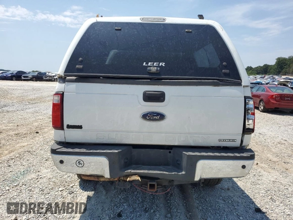 2013 Ford F-250 XL with VIN 1FT7W2B62DEB41705, listed as a Copart auction lot 62207935 with 397,956 mi miles and Salvage title. Bid and sale history available at DreamBid. Image 6.