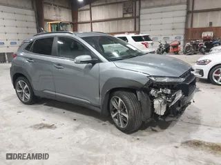 2020 Hyundai Kona Limited with VIN KM8K3CA57LU405342, listed as a IAAI auction lot 41791082 with 58,043 mi miles. Bid and sale history available at carsss.com. Image 1.