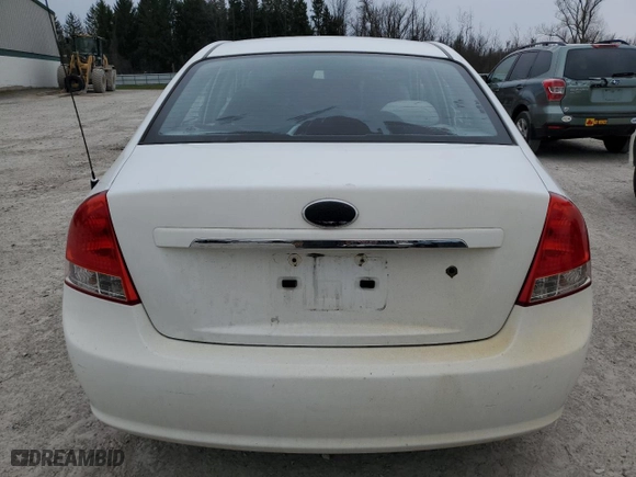 2008 Kia Spectra EX with VIN KNAFE122685580270, listed as a Copart auction lot 52729475 with 174,071 mi miles and Salvage Title. Bid and sale history available at carsss.com. Image 6.