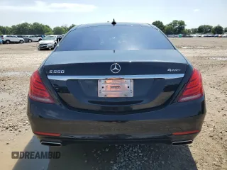 2015 Mercedes-Benz S 550 with VIN WDDUG8FB2FA110951, listed as a Copart auction lot 61724525 with 124,173 mi miles and Salvage title. Bid and sale history available at DreamBid. Image 6.