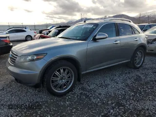 2008 Infiniti FX with VIN JNRBS08W18X400390, listed as a Copart auction lot 44263225 with 164,023 mi miles and Salvage Title. Bid and sale history available at carsss.com. Image 1.