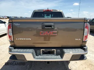 2016 GMC Canyon 2WD SLE with VIN 1GTG5CE38G1110481, listed as a Copart auction lot 65950874 with 82,335 mi miles and Salvage Title. Bid and sale history available at carsss.com. Image 6.