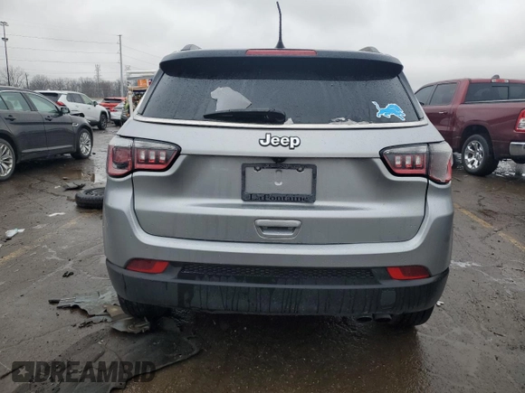 2020 Jeep Compass Limited with VIN 3C4NJDCB4LT119930, listed as a Copart auction lot 52212935 with 120,642 mi miles and Salvage Title. Bid and sale history available at DreamBid. Image 6.