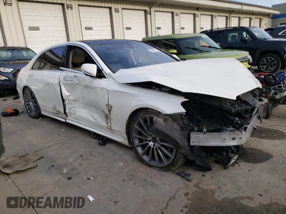 2016 Mercedes-Benz S 550 with VIN WDDUG8CB8GA264697, listed as a Copart auction lot 87267274 with Not Provided miles and Salvage Title. Bid and sale history available at carsss.com. Image 4.