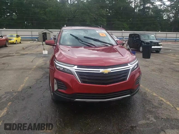 2023 Chevrolet Equinox LT with VIN 3GNAXKEG2PS172557, listed as a Copart auction lot 55362735 with 74,970 mi miles and Salvage title. Bid and sale history available at DreamBid. Image 14.