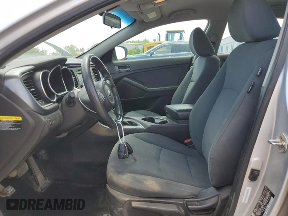 2015 Kia Optima LX with VIN 5XXGM4A72FG451685, listed as a Copart auction lot 57644515 with 182,561 mi miles and Salvage title. Bid and sale history available at DreamBid. Image 7.
