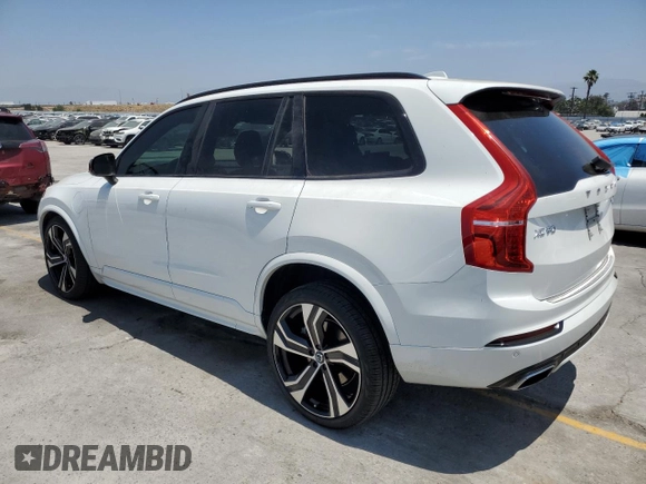 2020 Volvo XC90 R-Design with VIN YV4BR0CMXL1616605, listed as a Copart auction lot 60628505 with 38,417 mi miles and Salvage title. Bid and sale history available at DreamBid. Image 2.