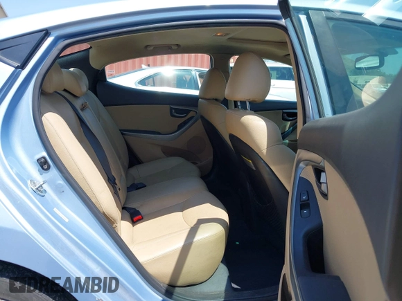 2012 Hyundai Elantra Limited with VIN KMHDH4AE5CU464938, listed as a IAAI auction lot 42572413 with 181,076 mi miles and . Bid and sale history available at DreamBid. Image 8.
