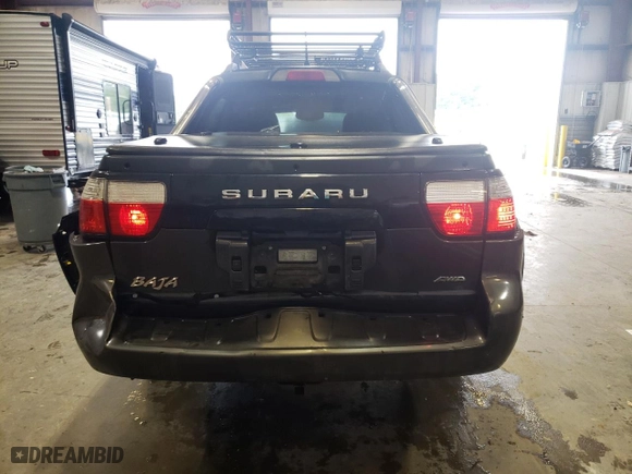 2005 Subaru Baja (Natl) Turbo with VIN 4S4BT63C255104763, listed as a Copart auction lot 61909944 with NaN miles and Salvage Title. Bid and sale history available at carsss.com. Image 6.