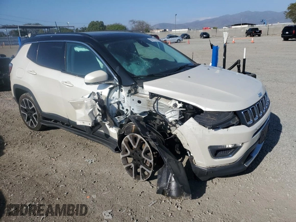 2018 Jeep Compass Limited z VIN 3C4NJDCBXJT492015, wystawiony jako Copart lot #55117955 z przebiegiem 91 210 mil mil oraz Szkoda całkowita • Salvage title. Historia ofert i sprzedaży dostępna na DreamBid. Obrazek 4.
