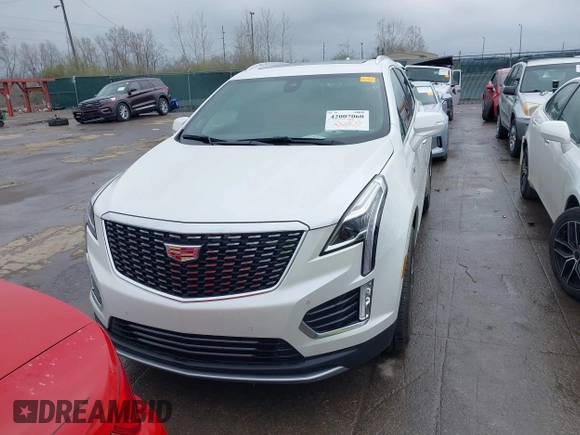 2023 Cadillac XT5 AWD Premium Luxury with VIN 1GYKNDR43PZ102819, listed as a IAAI auction lot 42007060 with 16,606 mi miles and . Bid and sale history available at DreamBid. Image 12.