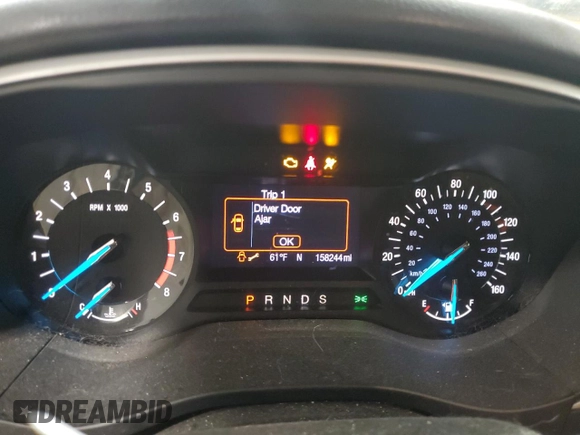 2013 Ford Fusion SE with VIN 3FA6P0H92DR298104, listed as a Copart auction lot 59694565 with 158,244 mi miles and Salvage title. Bid and sale history available at DreamBid. Image 9.