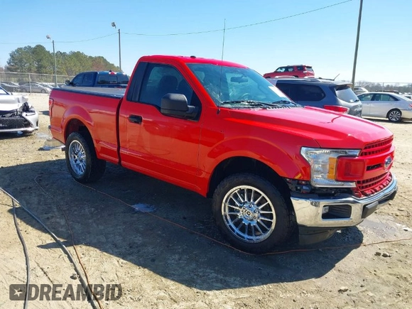 2019 Ford F-150 XL with VIN 1FTMF1CB6KKC92330, listed as a IAAI auction lot 41689485 with 108,653 mi miles. Bid and sale history available at carsss.com. Image 1.