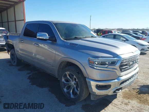 2019 Ram 1500 Limited z VIN 1C6SRFHTXKN774690, wystawiony jako IAAI lot #41860299 z przebiegiem 134 857 mil mil oraz . Historia ofert i sprzedaży dostępna na DreamBid. Obrazek 1.