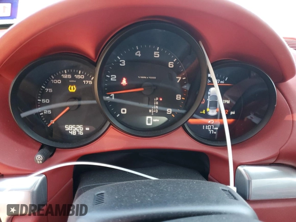 2013 Porsche Boxster с VIN WP0CA2A82DS113808, выставлен на аукционе Copart как лот 86105554 с пробегом 58 526 миль миль и Списание • Salvage title. История ставок и продаж доступна на DreamBid. Изображение 9.