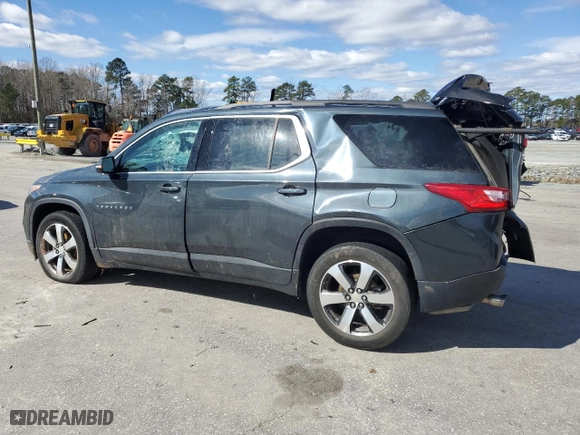 2019 Chevrolet Traverse LT Leather with VIN 1GNERHKW2KJ188598, listed as a Copart auction lot 47639495 with 63,099 mi miles and Salvage Title. Bid and sale history available at carsss.com. Image 2.