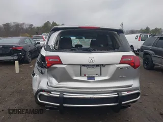 2013 Acura MDX Tech Pkg with VIN 2HNYD2H38DH500999, listed as a IAAI auction lot 40937213 with 138,336 mi miles. Bid and sale history available at carsss.com. Image 6.
