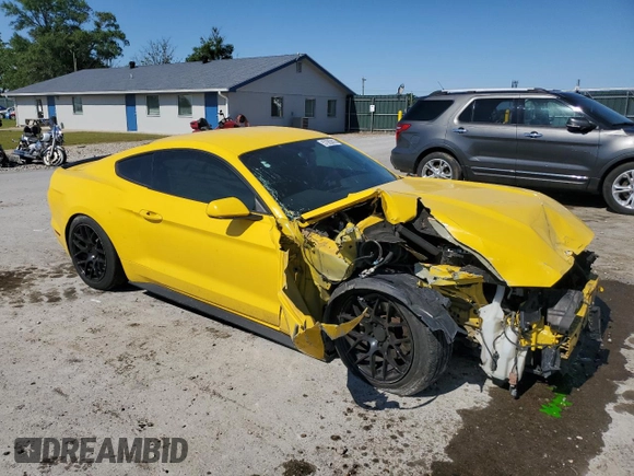 2017 Ford Mustang EcoBoost with VIN 1FA6P8TH0H5322714, listed as a Copart auction lot 57985815 with 103,310 mi miles and Salvage title. Bid and sale history available at DreamBid. Image 4.