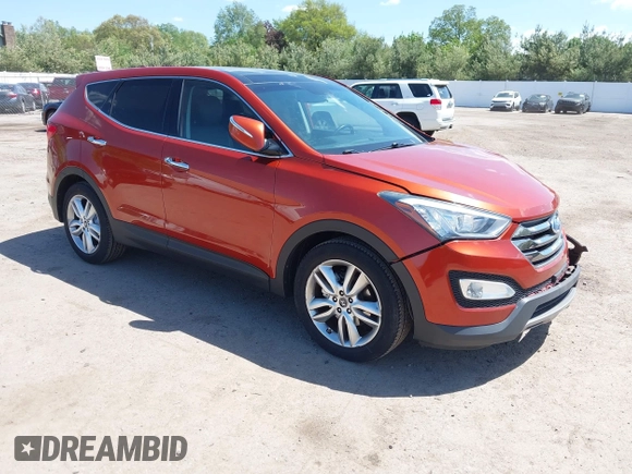 2013 Hyundai Santa Fe Sport z VIN 5XYZWDLA9DG094235, wystawiony jako IAAI lot #42264045 z przebiegiem 103 742 mil mil oraz . Historia ofert i sprzedaży dostępna na DreamBid. Obrazek 1.