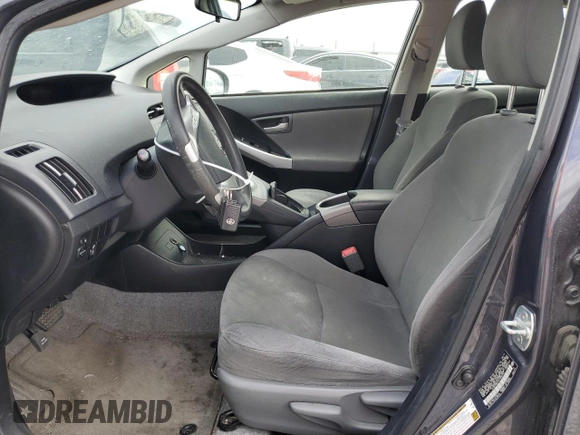 2012 Toyota Prius One with VIN JTDKN3DU7C1599793, listed as a Copart auction lot 57338805 with Not Provided miles and Clean Title. Bid and sale history available at DreamBid. Image 8.