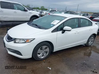 2014 Honda Civic LX z VIN 19XFB2F52EE211993, wystawiony jako IAAI lot #41895675 z przebiegiem 90 857 mil mil oraz . Historia ofert i sprzedaży dostępna na DreamBid. Obrazek 2.
