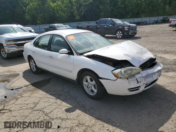 2004 Ford Taurus SES with VIN 1FAFP55U54A120509, listed as a Copart auction lot 61226285 with 270,891 mi miles and Salvage title. Bid and sale history available at DreamBid. Image 4.