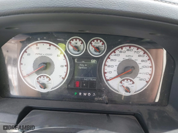 2010 Dodge Ram 1500 Laramie with VIN 1D7RV1GTXAS150532, listed as a IAAI auction lot 42010395 with 142,776 mi miles. Bid and sale history available at carsss.com. Image 15.