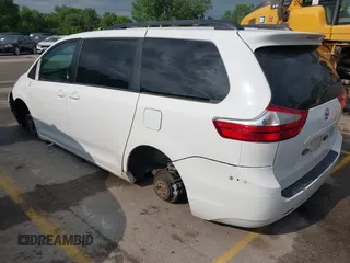 2017 Toyota Sienna LE Auto Access Seat with VIN 5TDKZ3DC0HS825095, listed as a IAAI auction lot 42222054 with 318,349 mi miles and . Bid and sale history available at DreamBid. Image 3.