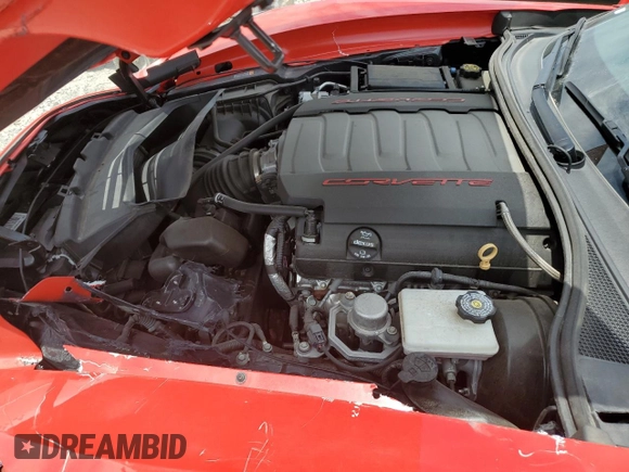 2017 Chevrolet Corvette 1LT with VIN 1G1YB2D70H5109758, listed as a Copart auction lot 63205154 with 5,471 mi miles and Salvage Title. Bid and sale history available at carsss.com. Image 11.