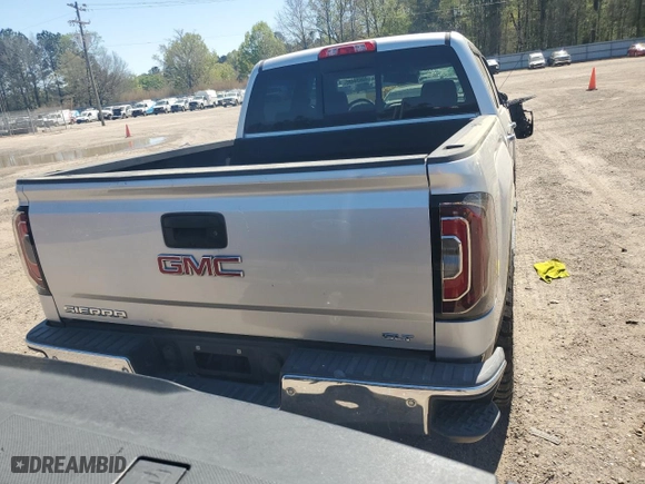 2018 GMC Sierra 1500 SLT with VIN 3GTU2NEC6JG107675, listed as a Copart auction lot 49834485 with 174,127 mi miles and Salvage Title. Bid and sale history available at carsss.com. Image 6.