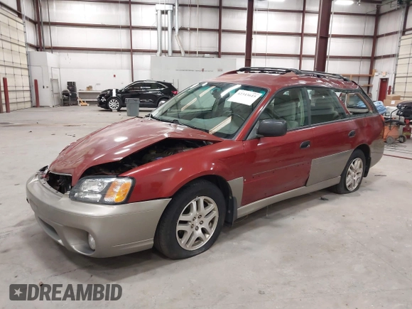 2003 Subaru Legacy Outback with VIN 4S3BH665137641063, listed as a IAAI auction lot 42343615 with 90,602 mi miles and . Bid and sale history available at DreamBid. Image 2.