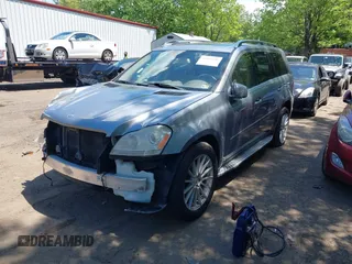 2012 Mercedes-Benz GL-Class GL 450 with VIN 4JGBF7BE7CA766309, listed as a IAAI auction lot 42209335 with 175,470 mi miles. Bid and sale history available at carsss.com. Image 2.